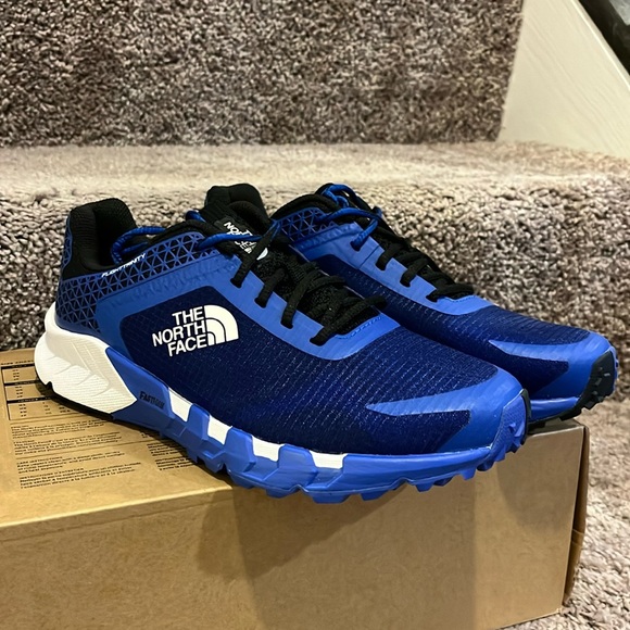 The North Face Flight Trinity trail shoes sneakers new blue Women’s Size 8.5 - Picture 1 of 11